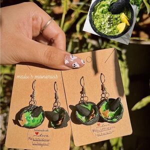 Wacamole Mexican hand made earrings price for each pair